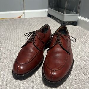 Allen Edmonds Bradley Men's Split Toe Blucher Chili Calskin Size 10 D